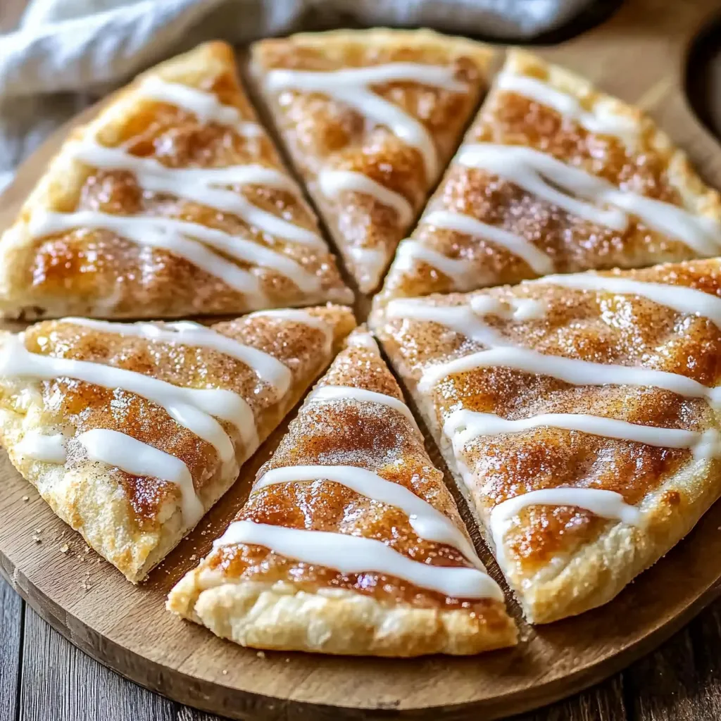 Crescent Roll Sweet Cinnamon Pizza