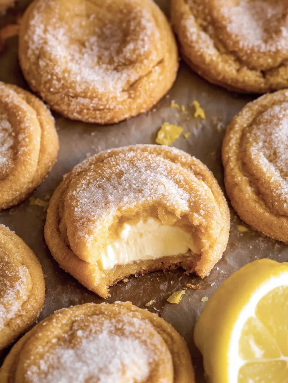Lemon Cheesecake Cookies Homemade