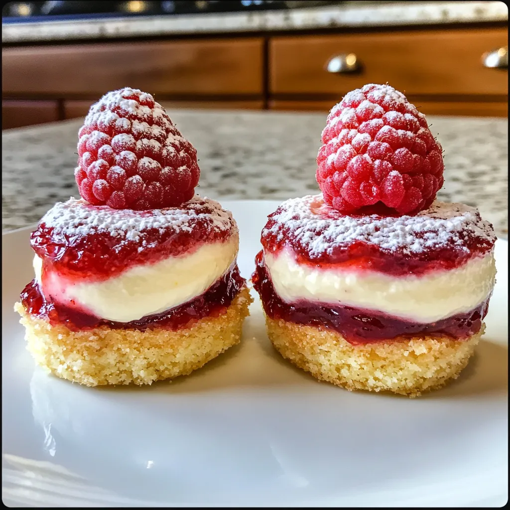 Easy Lemon Raspberry Cheesecake Cups
