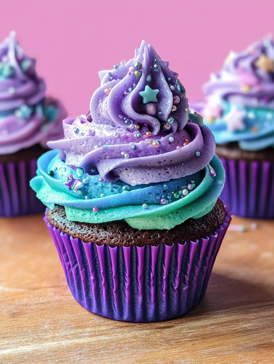 Galaxy Cupcakes Homemade