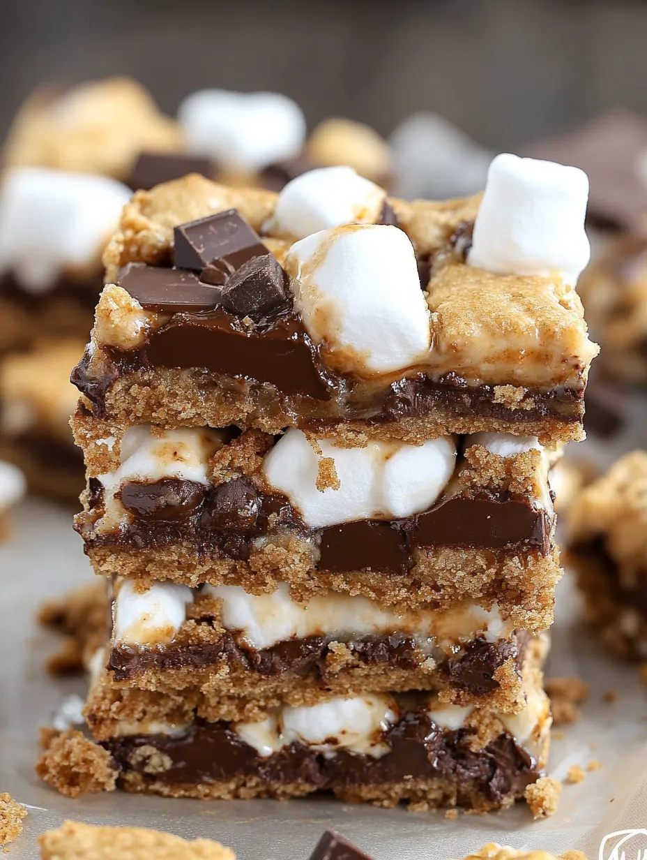S'mores Seven Layer Bars Recipe