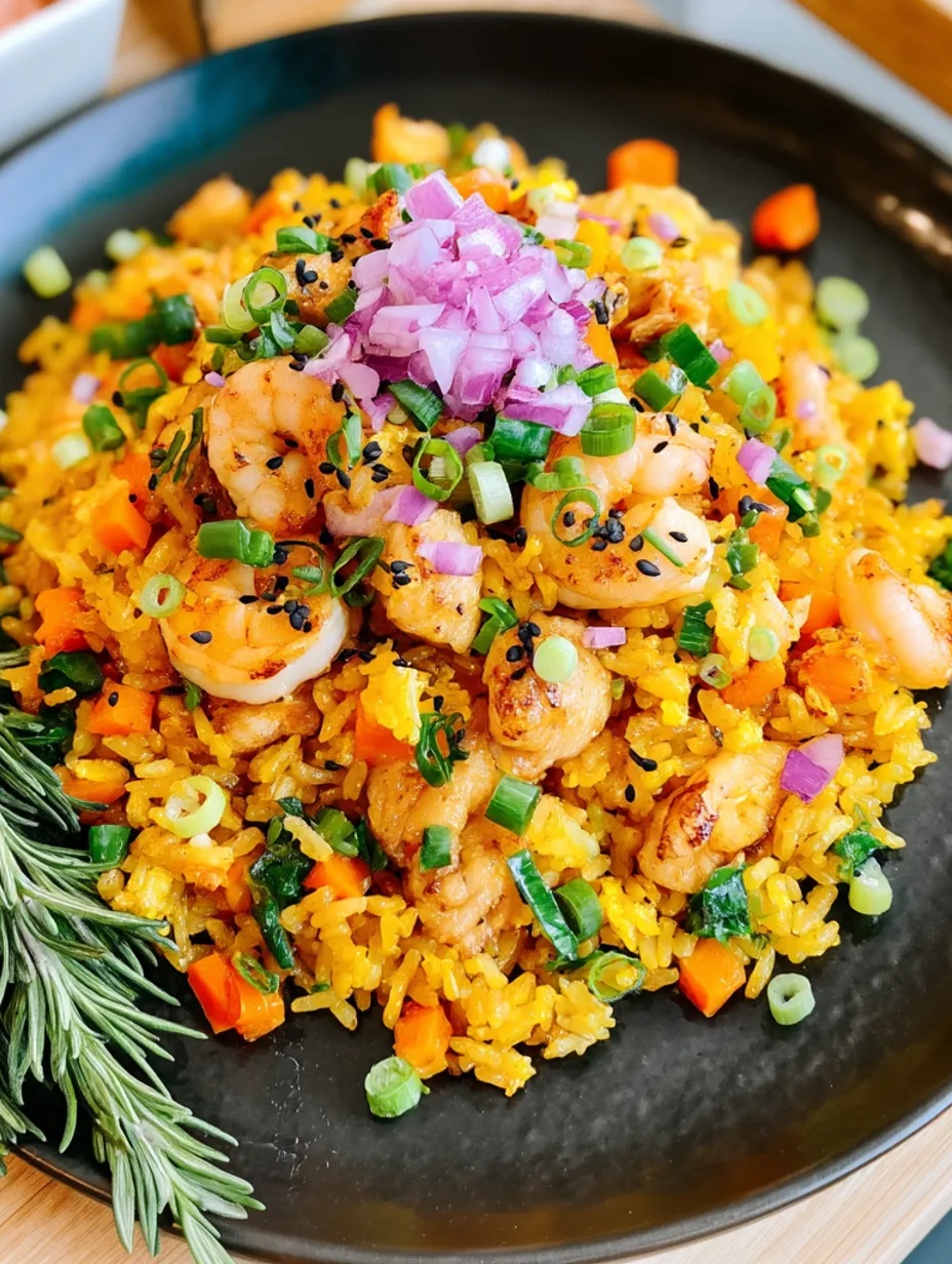 Chicken And Shrimp Fried Rice