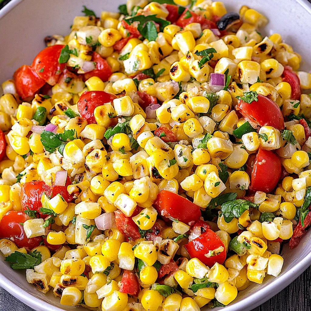 Grilled Corn Salad