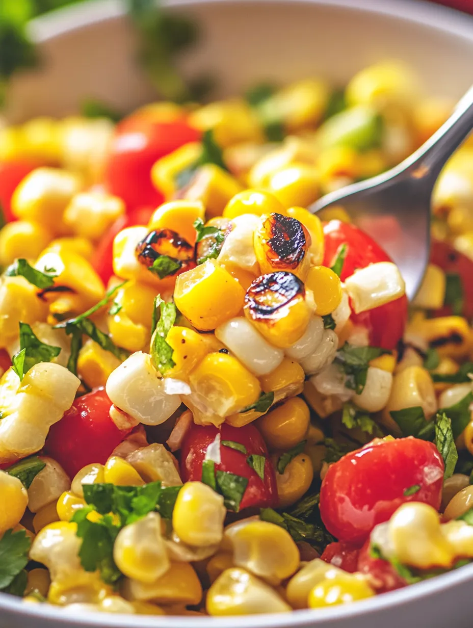 Grilled Corn Salad