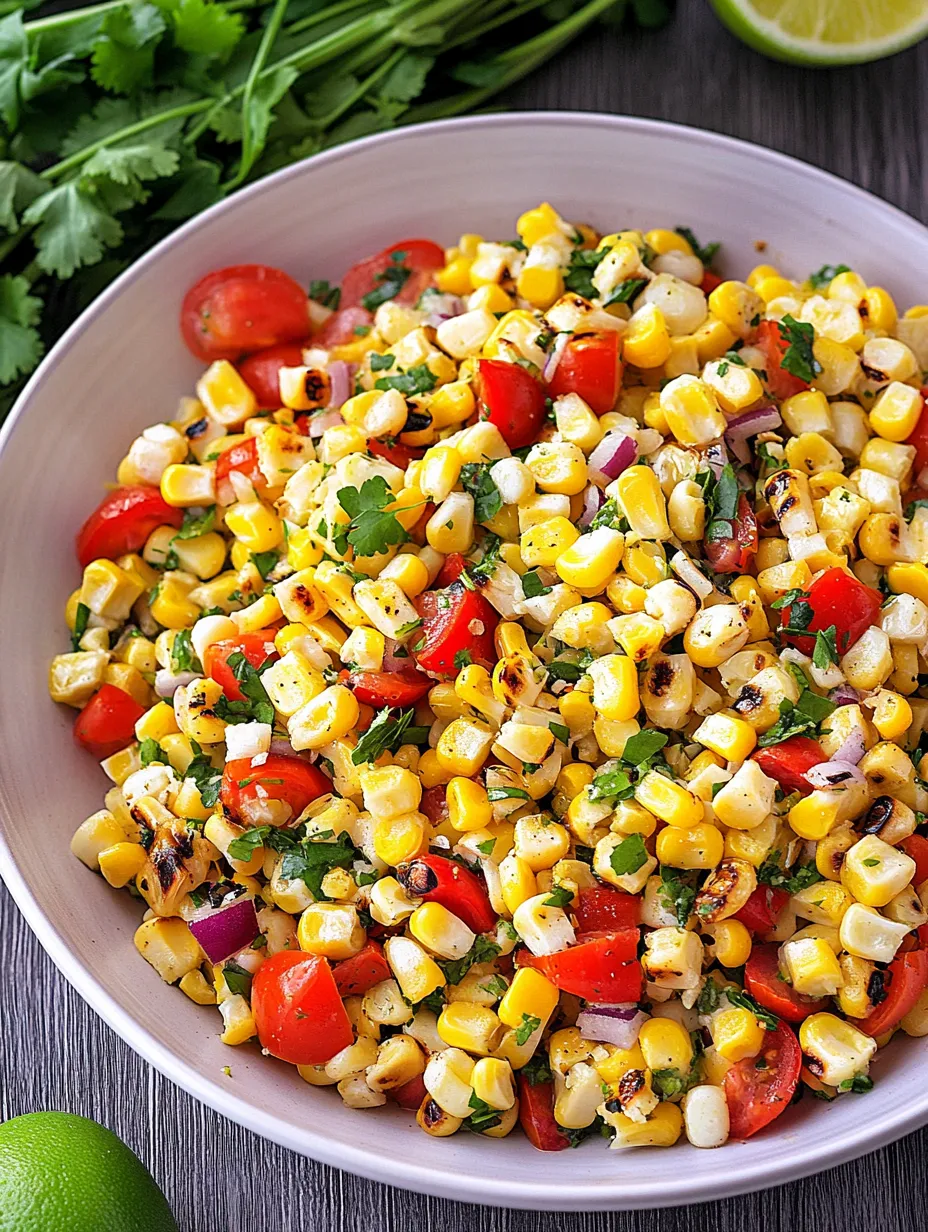 Grilled Corn Salad