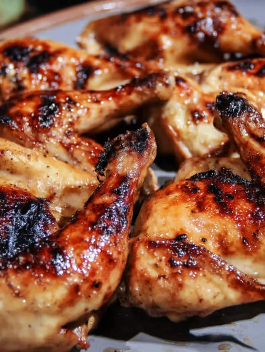 Grilled Cornish Hens with Chicken Marinade