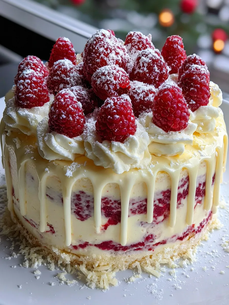 White Chocolate Raspberry Dream Cake