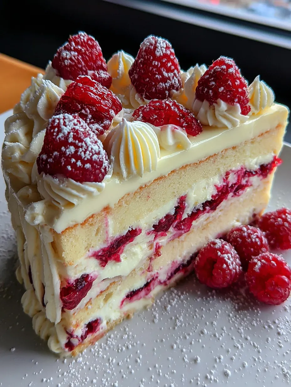 White Chocolate Raspberry Dream Cake