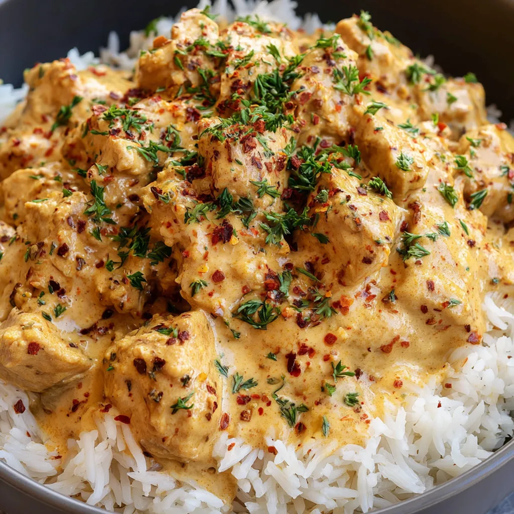 Creamy Smothered Chicken and Rice