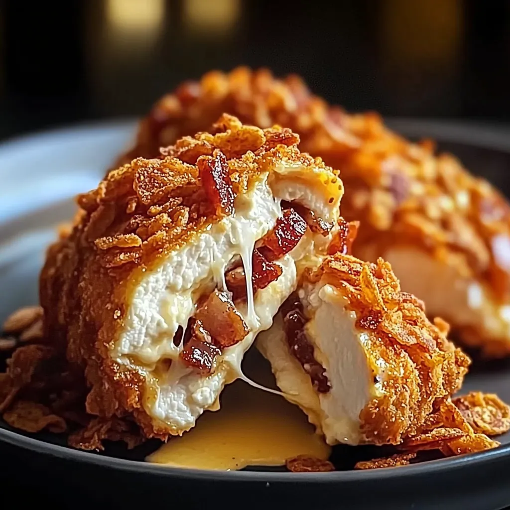 Cream Cheese and Bacon Stuffed Doritos Chicken