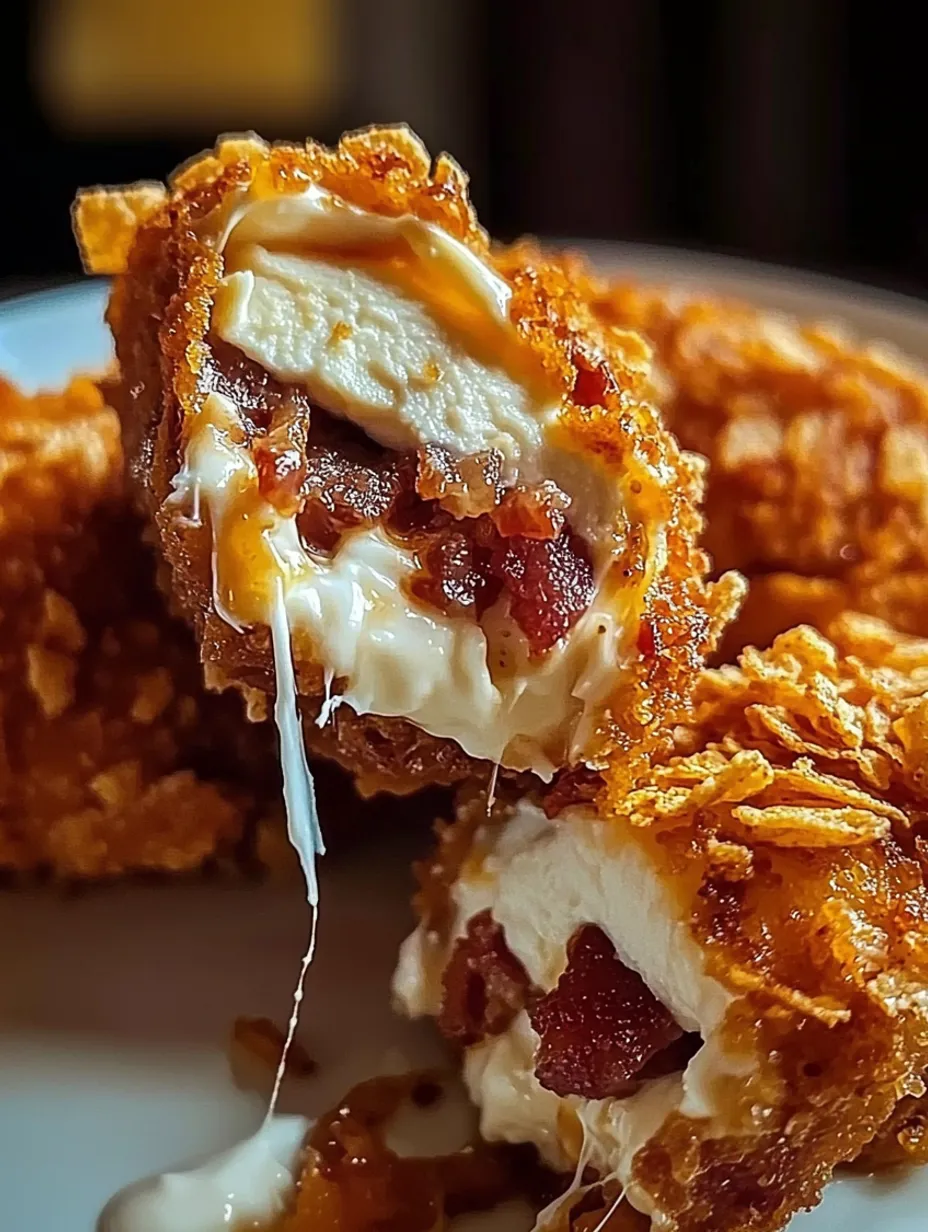 Cream Cheese and Bacon Stuffed Doritos Chicken