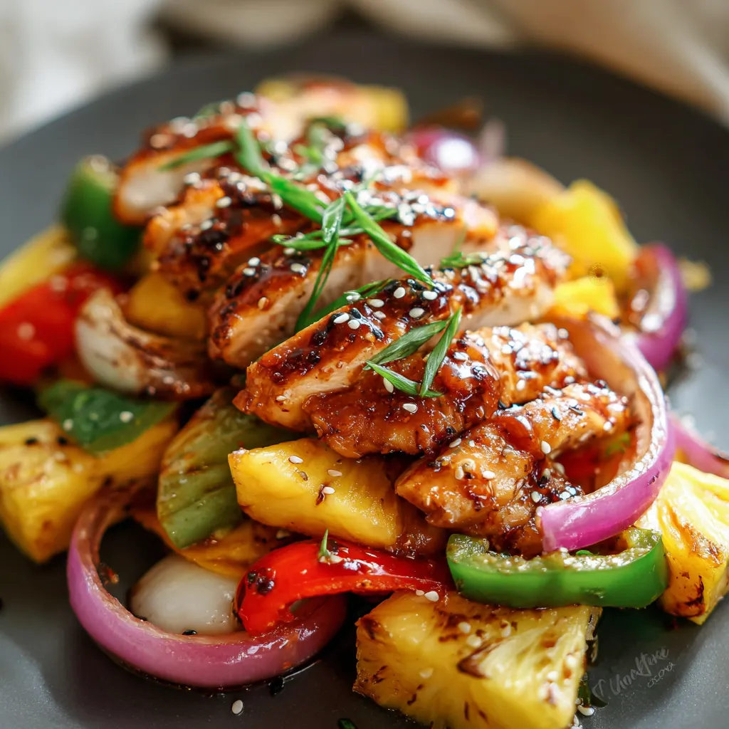 Hawaiian Chicken with Pineapple