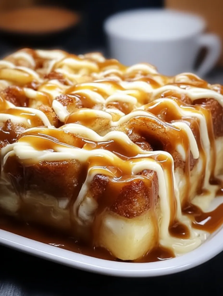 Cinnamon Roll Apple “Lasagna”