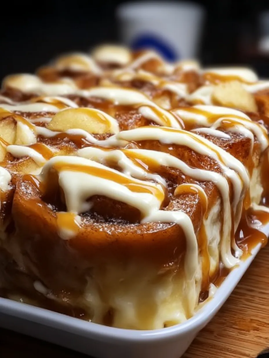 Cinnamon Roll Apple “Lasagna”