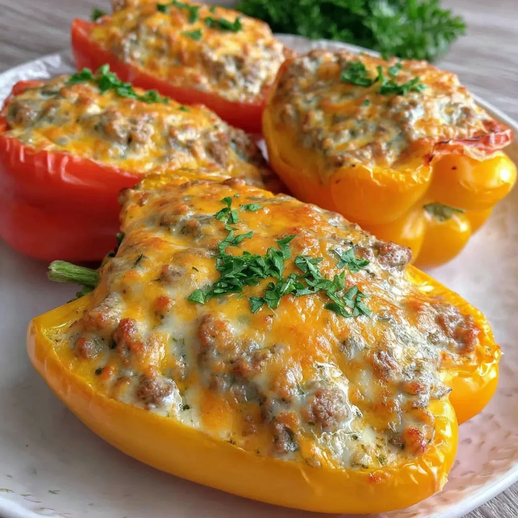 Cream Cheese Stuffed Peppers