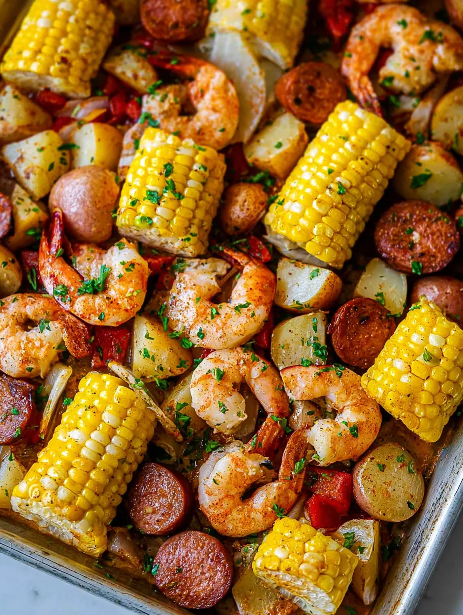 Sheet Pan Shrimp Boil