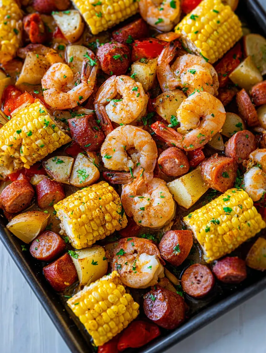 Sheet Pan Shrimp Boil