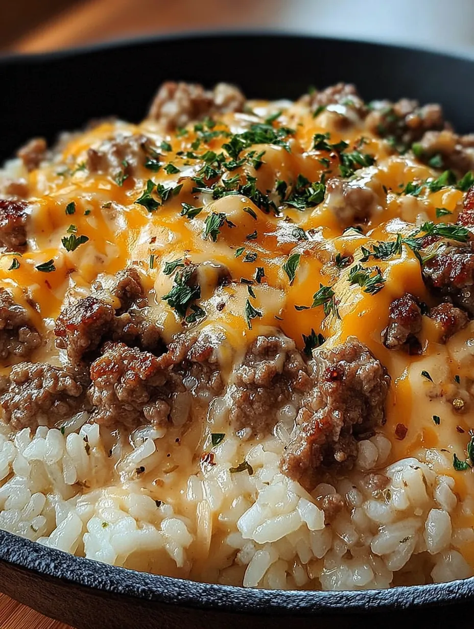 Garlic Butter Beef and Rice