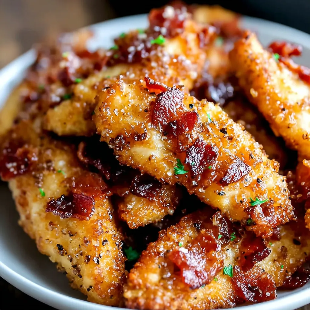 Caramelized Bacon and Brown Sugar Chicken Tenders I