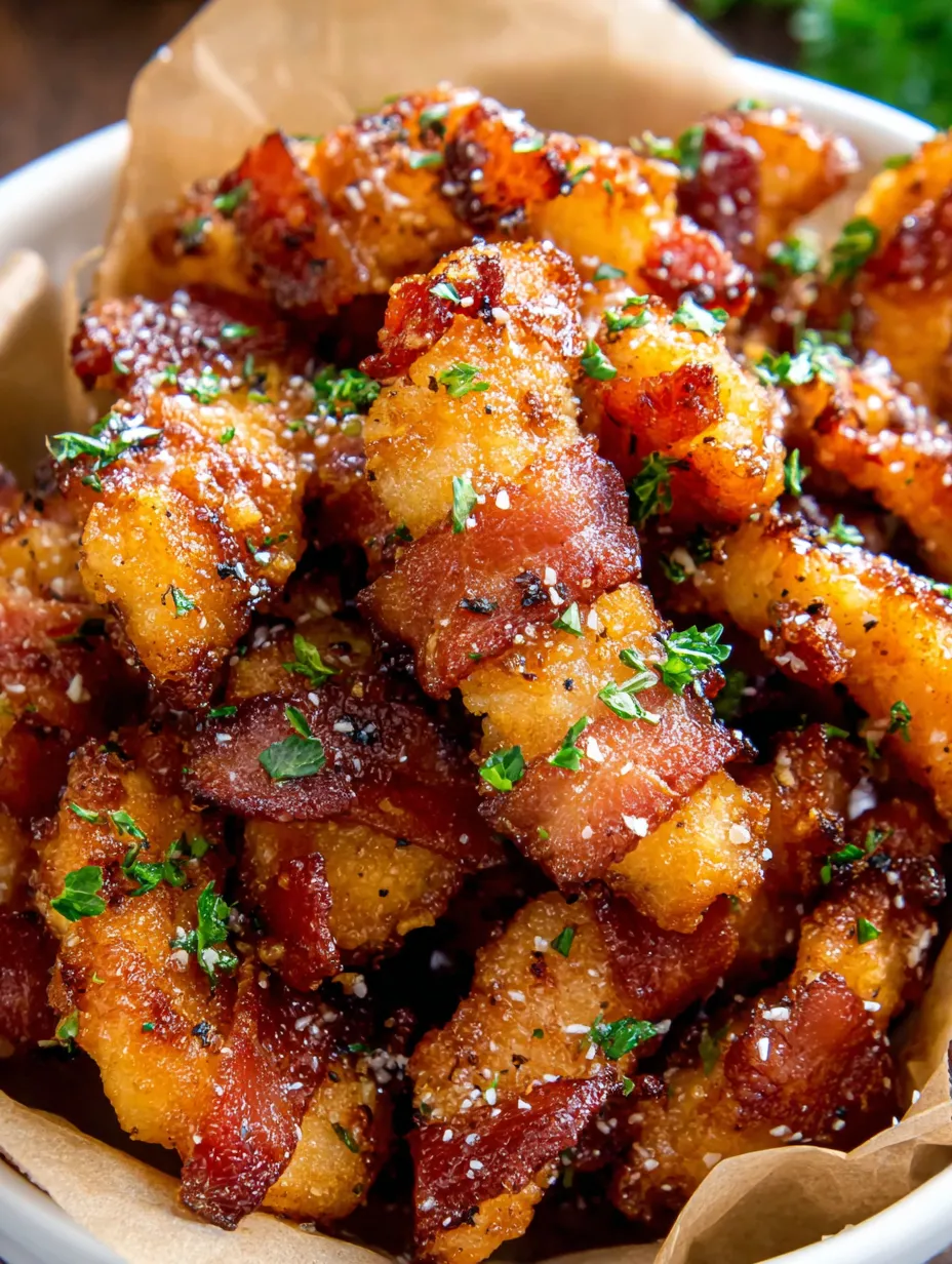 Caramelized Bacon and Brown Sugar Chicken Tenders