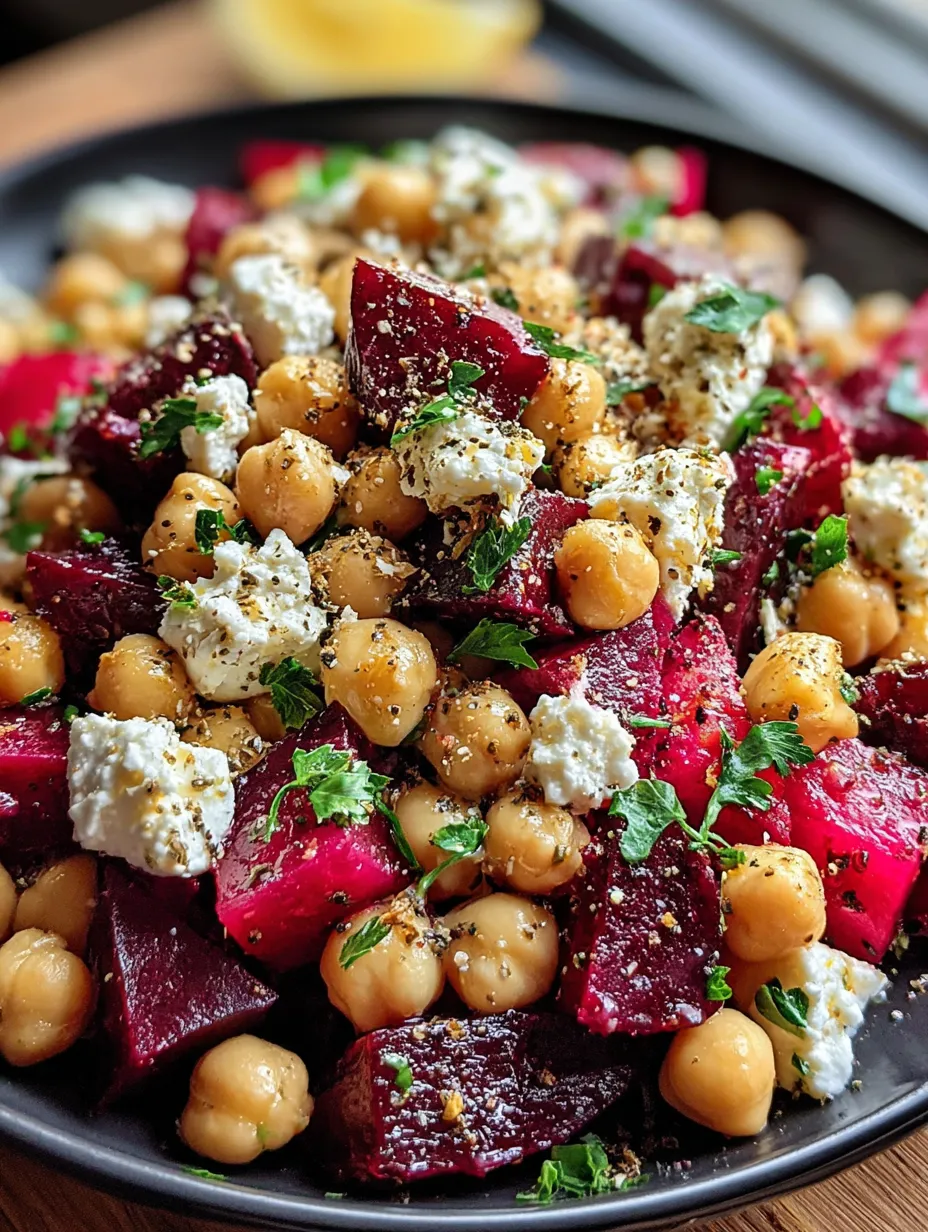 Chickpea, Beet and Feta Salad