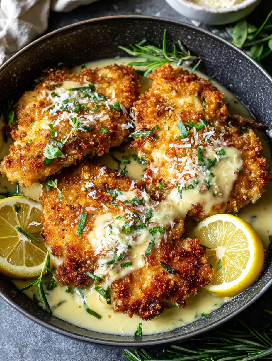 Zesty Lemon Pecorino Crispy Chicken