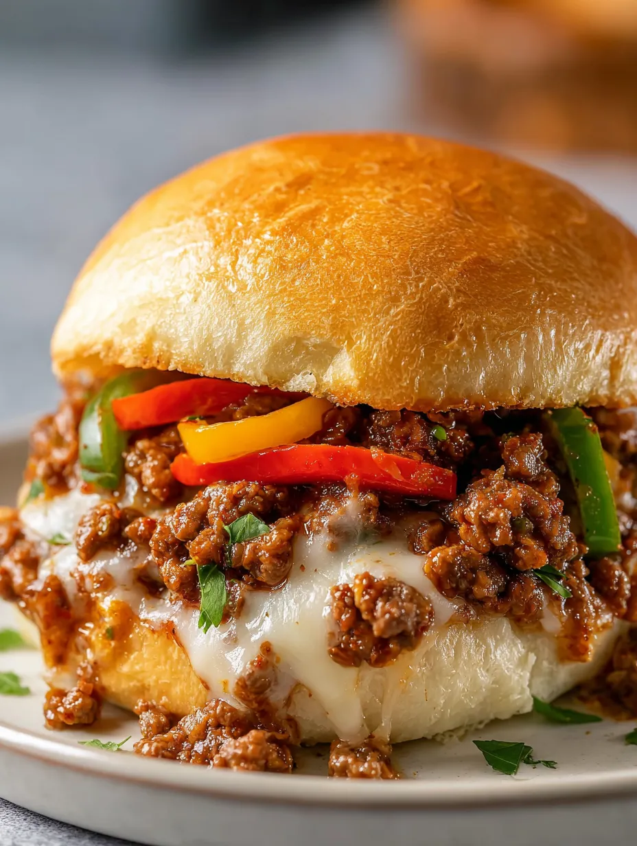 Philly Cheesesteak Sloppy Joes
