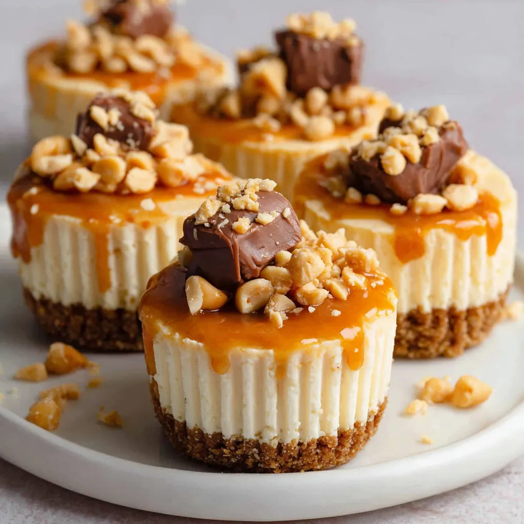 Peanut Butter Cottage Cheese Cheesecake Cups