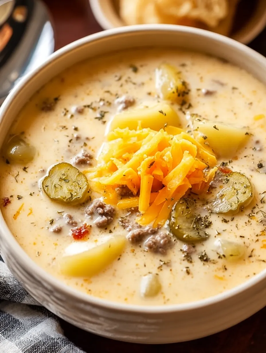 Creamy Cheeseburger Soup