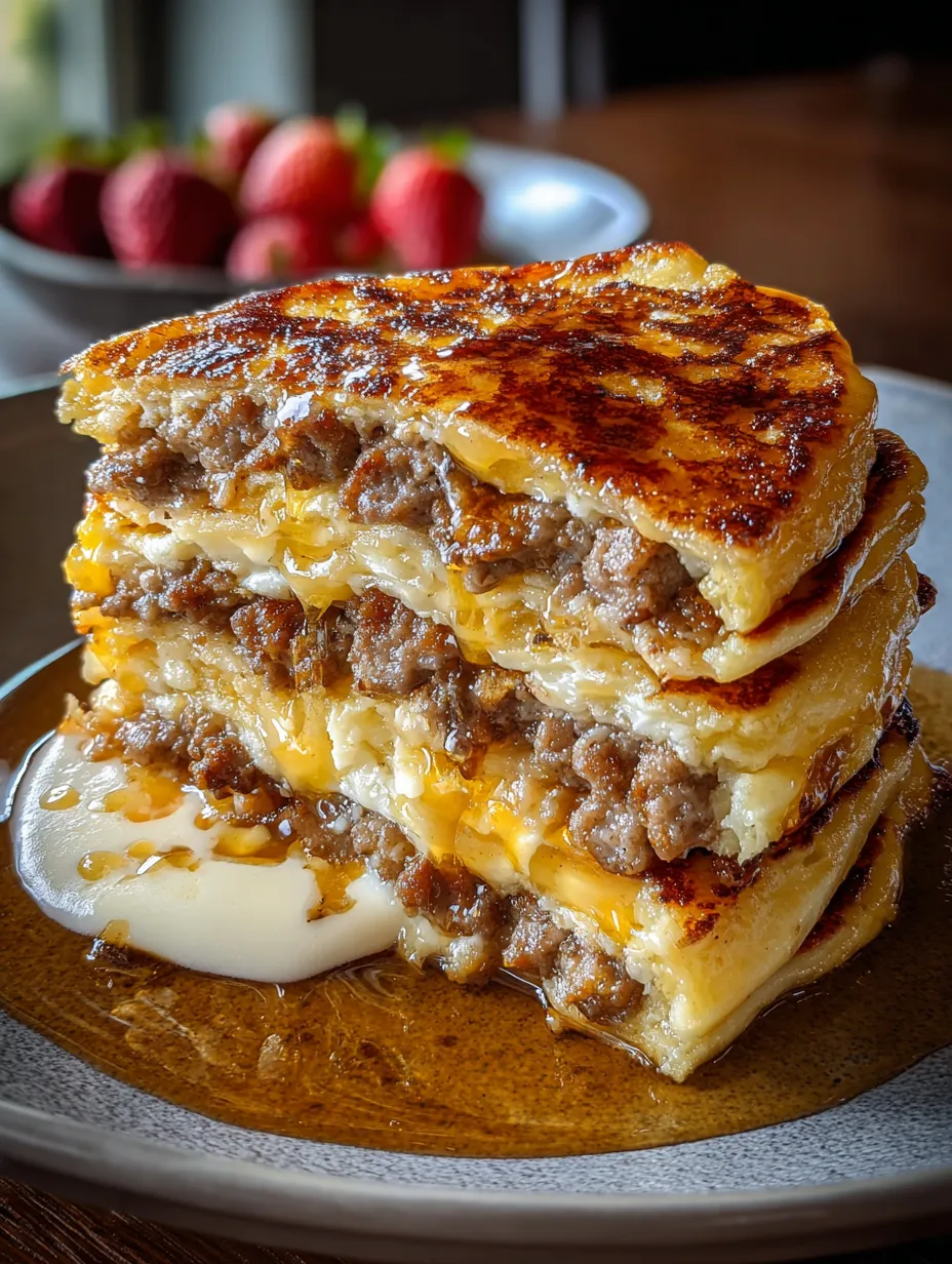 Pancake Sausage Breakfast Bake
