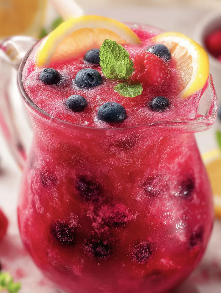 Lemon Berry Slush Punch