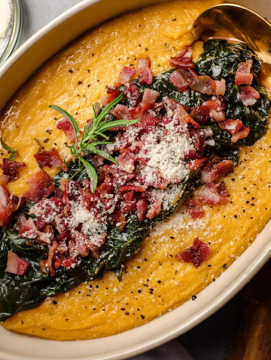 Creamy Pumpkin Polenta (with Canned Pumpkin!)