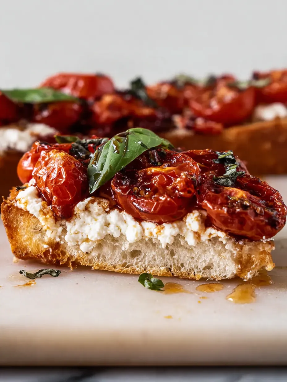 Caprese Cottage Cheese Toast Recipe