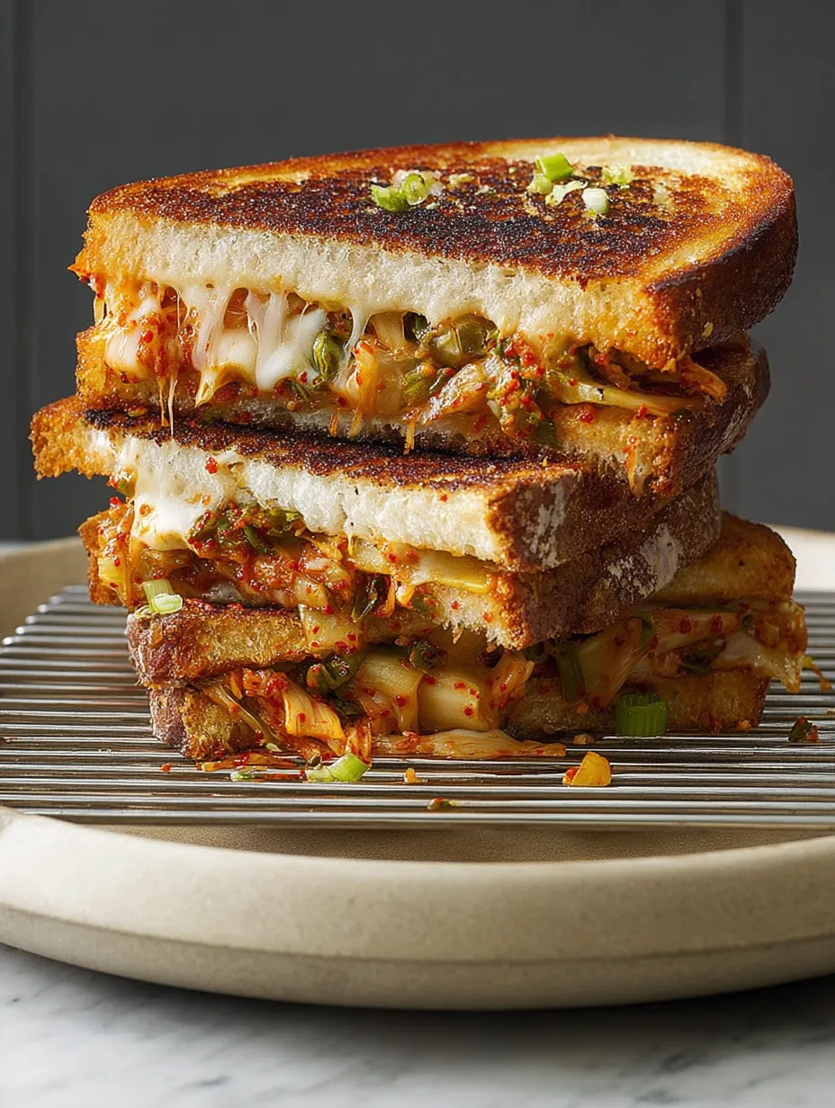 Kimchi Grilled Cheese Recipe
