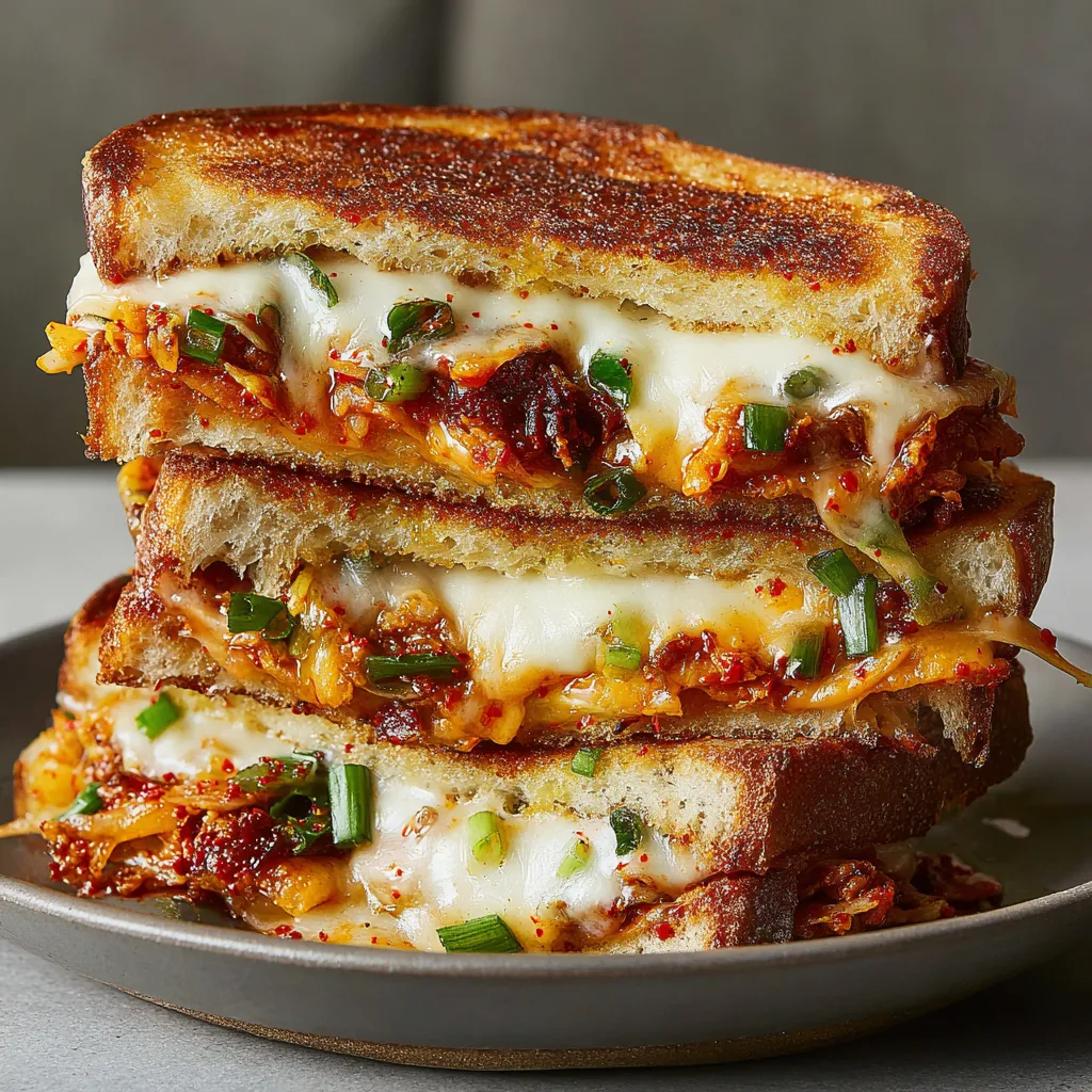 Kimchi Grilled Cheese Recipe