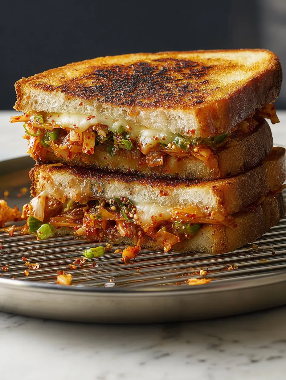 Kimchi Grilled Cheese Recipe