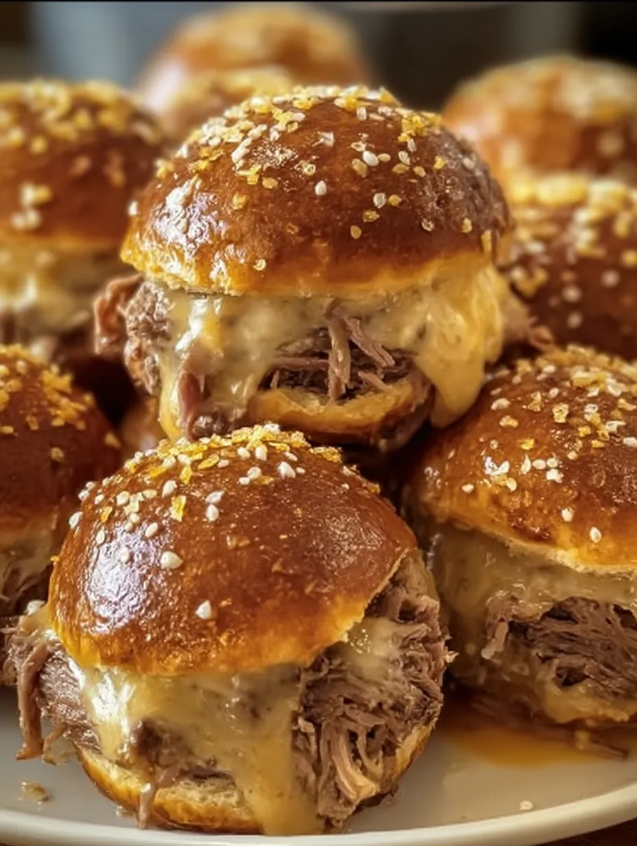 Smoked Brisket & Beer Cheese Pretzel Bombs