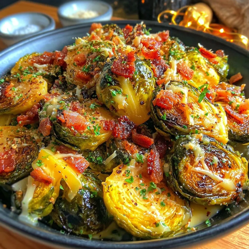 Sweet and Savory Honey-Glazed Brussels Sprouts with Bacon