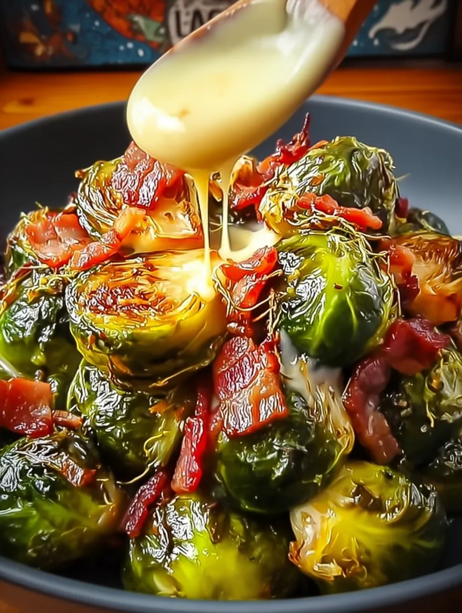 Sweet and Savory Honey-Glazed Brussels Sprouts with Bacon