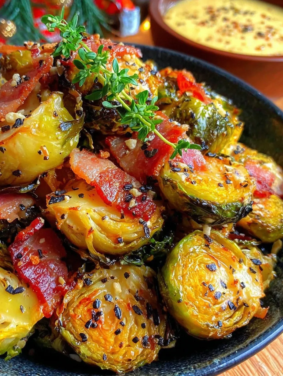 Sweet and Savory Honey-Glazed Brussels Sprouts with Bacon