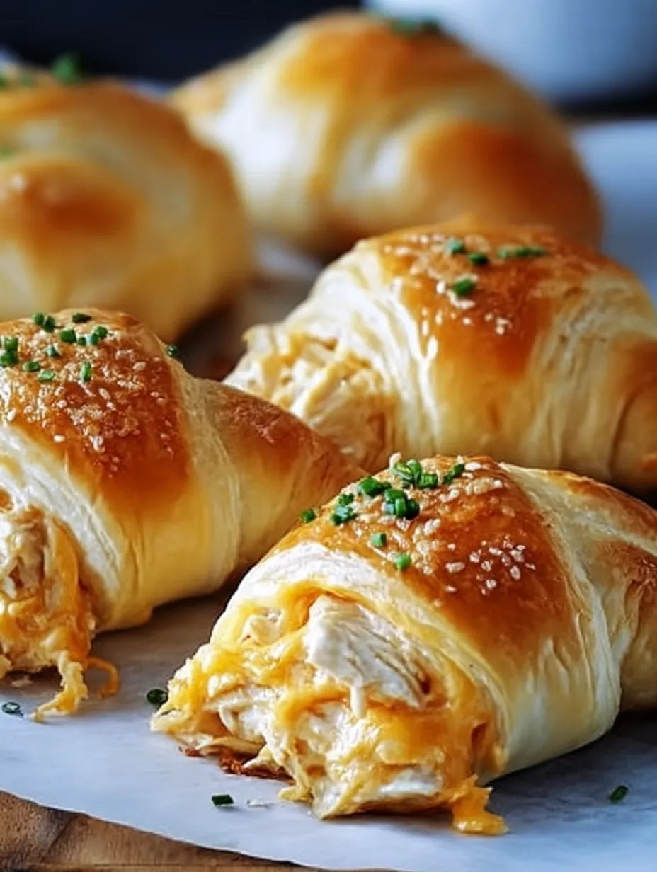 Chicken-Stuffed Crescent Rolls