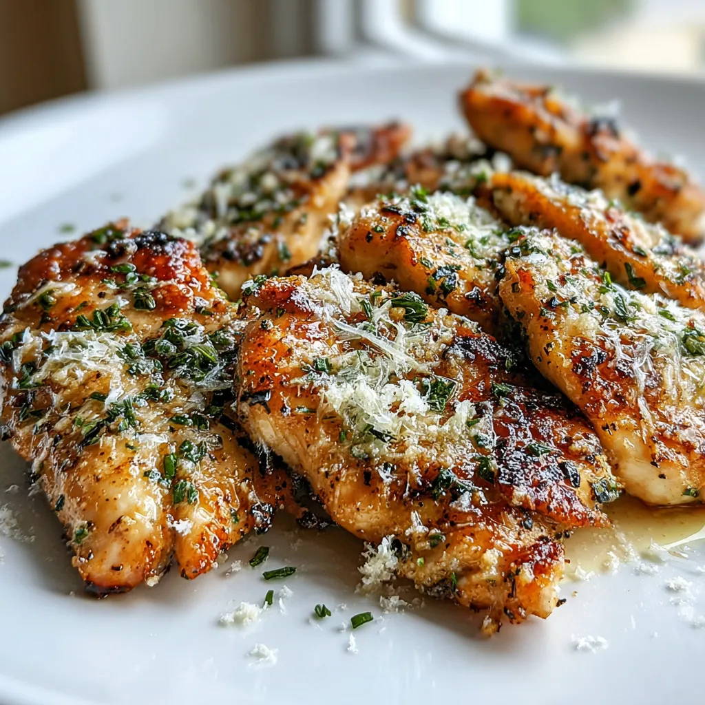 Blackstone Garlic Parmesan Chicken